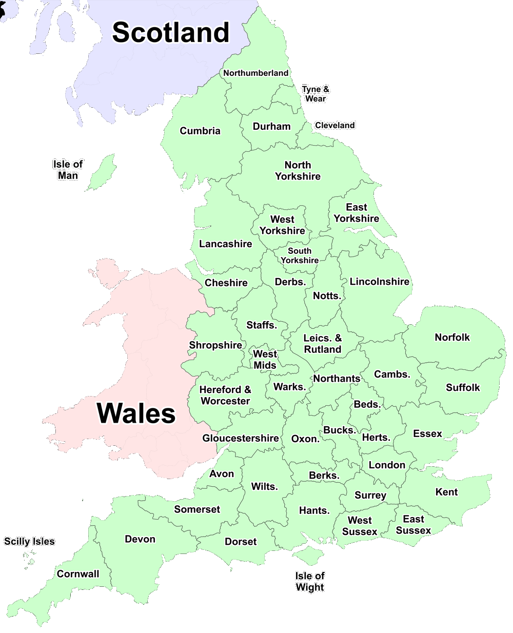 England Regions